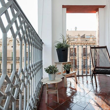 Beautiful Apartment With Terrace In Barcelona Eksteriør bilde